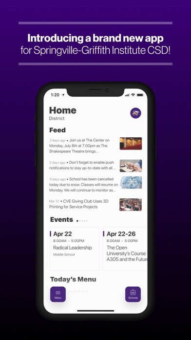 Emulate iPhone app Springville-Griffith CSD using MyAndroid Emulate iPhone app Springville-Griffith CSD using MyAndroid