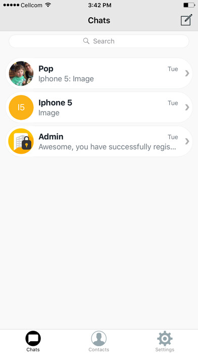 Emulate iPhone app Sprint Secure Messenger using MyAndroid Emulate iPhone app Sprint Secure Messenger using MyAndroid