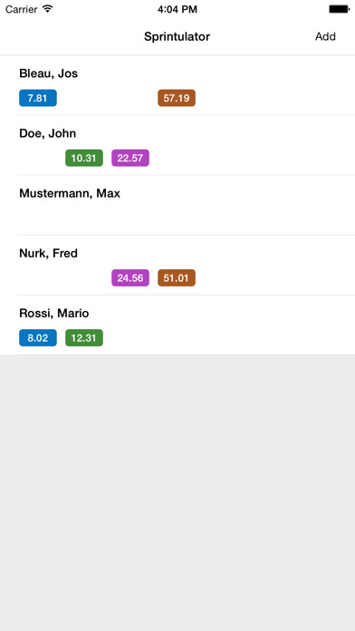 Emulate iPhone app Sprintulator using MyAndroid