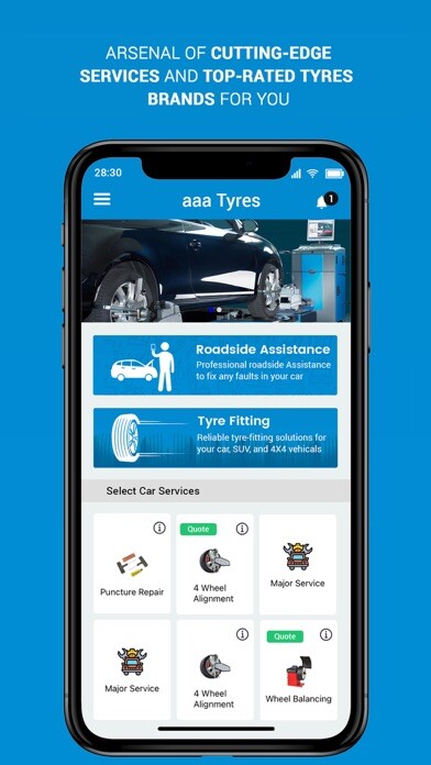 Emulate iPhone app SPTyres using MyAndroid