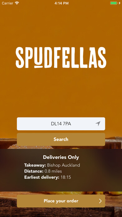 Emulate iPhone app Spudfellas using MyAndroid
