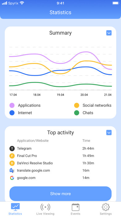 Emulate iPhone app Spyrix Companion using MyAndroid Emulate iPhone app Spyrix Companion using MyAndroid
