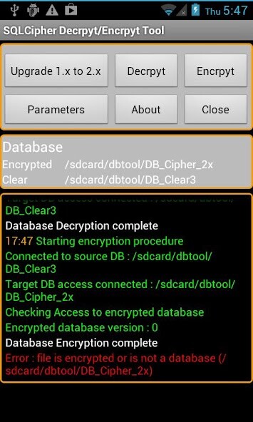 Emulate Android APK SQLCipher Decrypt/Encrypt Emulate Android APK SQLCipher Decrypt/Encrypt