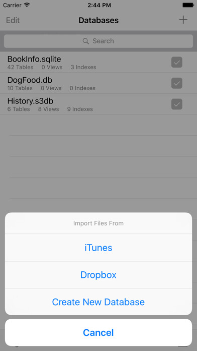 Emulate iPhone app SQLite - Browse Editor Manager using MyAndroid Emulate iPhone app SQLite - Browse Editor Manager using MyAndroid