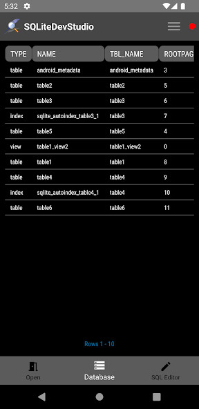 Emulate SQLiteDevStudio-SQLite manager from MyAndroid or run SQLiteDevStudio-SQLite manager using MyAndroid