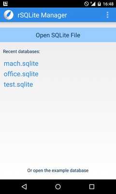 Emulate Android APK SQLite Relational Manager Emulate Android APK SQLite Relational Manager