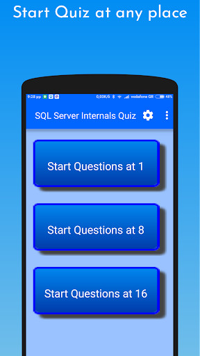 Emulate Android APK SQL Server Internals Quiz Demo Emulate Android APK SQL Server Internals Quiz Demo