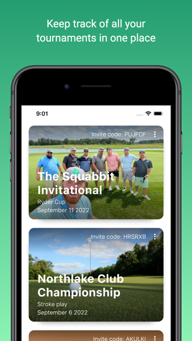 Emulate iPhone app Squabbit - Golf Tournament App using MyAndroid Emulate iPhone app Squabbit - Golf Tournament App using MyAndroid