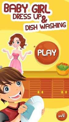 Emulate Android APK Squad Girl Fashion - BFF Dress Up  Dishwashing