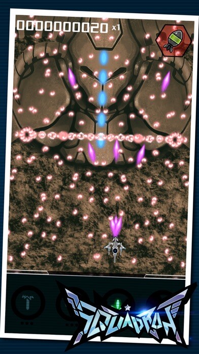 Emulate iPhone app Squadron - Bullet Hell Shooter using MyAndroid