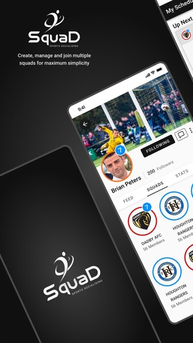 Emulate iPhone app SquaD - Sports Socialising using MyAndroid Emulate iPhone app SquaD - Sports Socialising using MyAndroid
