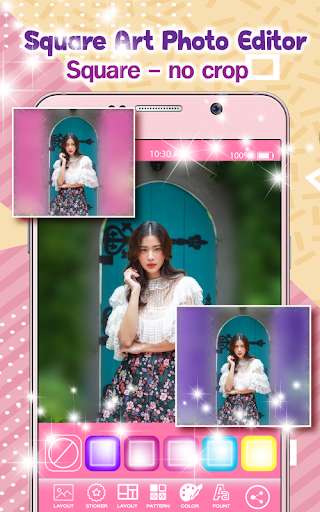 Run android online APK Square Art Photo Editor-Beauty Cam Collage Maker from MyAndroid or emulate Square Art Photo Editor-Beauty Cam Collage Maker using MyAndroid