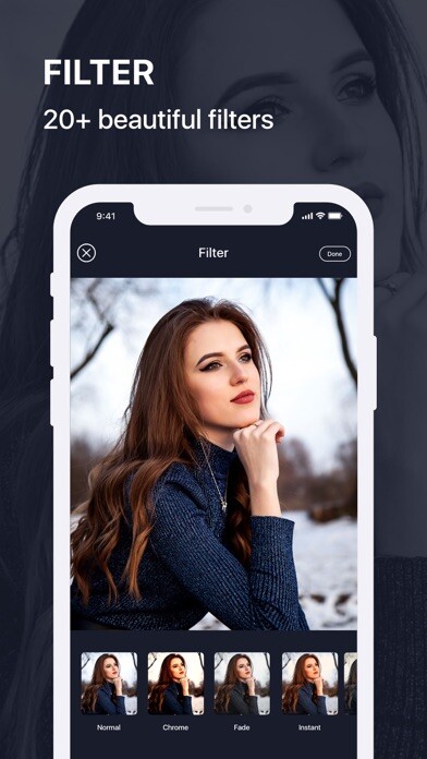 Emulate iPhone app SquareFit No Crop Editor App using MyAndroid