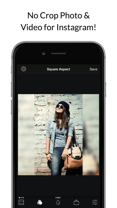 Emulate iPhone app Square Fit Photo Video Editor using MyAndroid Emulate iPhone app Square Fit Photo Video Editor using MyAndroid