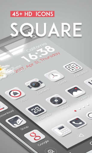 Emulate Android APK Square GO Launcher Theme Emulate Android APK Square GO Launcher Theme