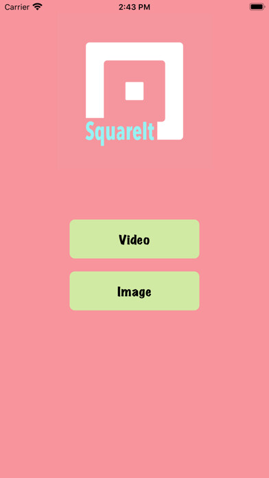 Emulate iPhone app Square it! - Videos & Photos using MyAndroid