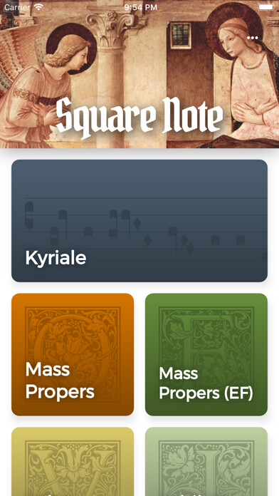Emulate iPhone app Square Note: Gregorian Chant using MyAndroid Emulate iPhone app Square Note: Gregorian Chant using MyAndroid