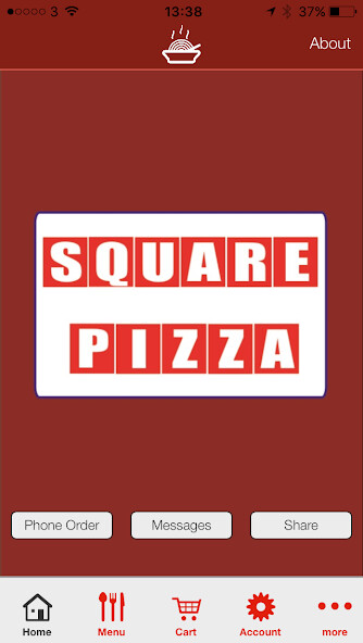Run android online APK Square Pizza Sheffield from MyAndroid or emulate Square Pizza Sheffield using MyAndroid