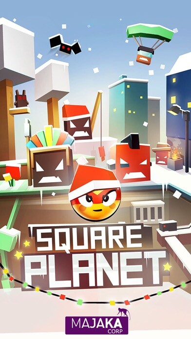 Emulate iPhone app Square Planet using MyAndroid