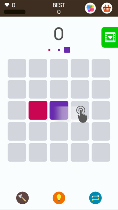 Emulate iPhone app Squares: A Game about Matching Colors using MyAndroid Emulate iPhone app Squares: A Game about Matching Colors using MyAndroid