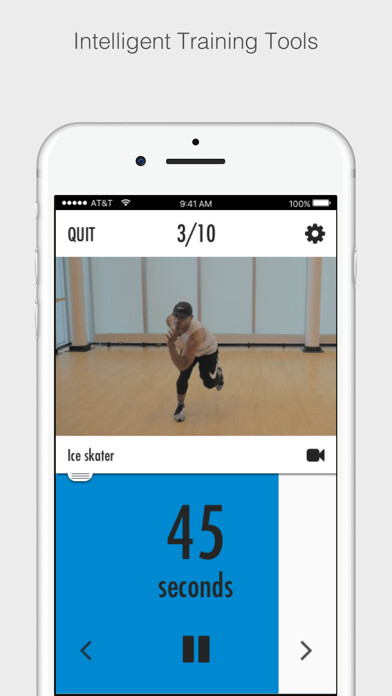 Emulate iPhone app Squash & Racquetball Training using MyAndroid