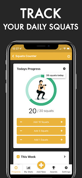Run android online APK Squat Counter - Squats Tracker from MyAndroid or emulate Squat Counter - Squats Tracker using MyAndroid