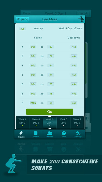 Emulate iPhone app Squats Coach using MyAndroid Emulate iPhone app Squats Coach using MyAndroid