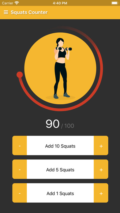 Emulate iPhone app Squats Counter using MyAndroid Emulate iPhone app Squats Counter using MyAndroid