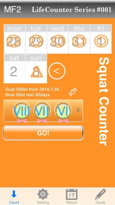 Emulate iPhone app SquattingCounter using MyAndroid