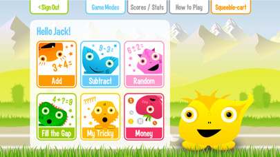 Emulate iPhone app Squeebles Add & Subtract using MyAndroid Emulate iPhone app Squeebles Add & Subtract using MyAndroid
