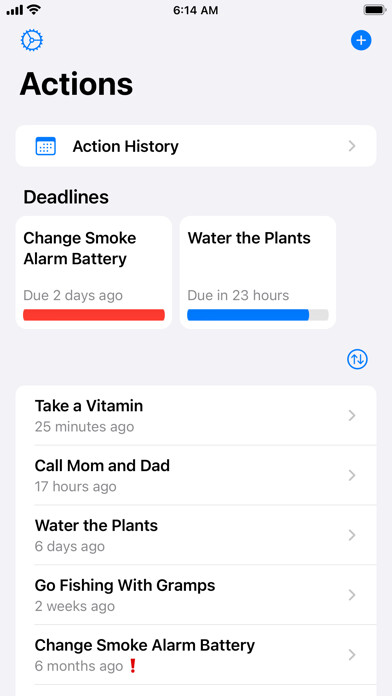 Emulate iPhone app Squirrel - Action Tracker using MyAndroid Emulate iPhone app Squirrel - Action Tracker using MyAndroid
