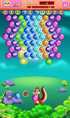 Emulate Android APK Squirrel Bubble Shooter Mania - Match 3