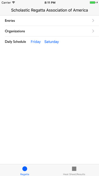 Emulate iPhone app SRAA National Championship using MyAndroid