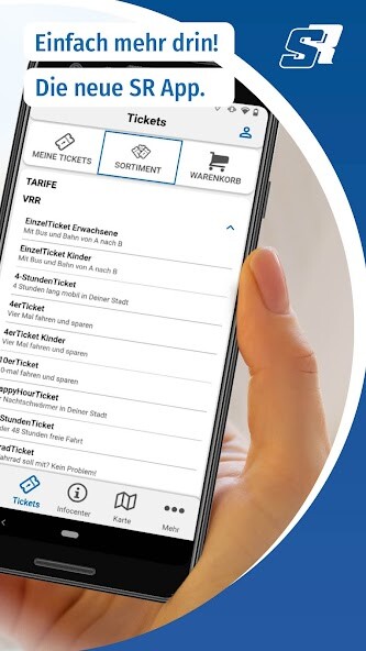 Run android online APK SR App - Fahrplan und Tickets from MyAndroid or emulate SR App - Fahrplan und Tickets using MyAndroid