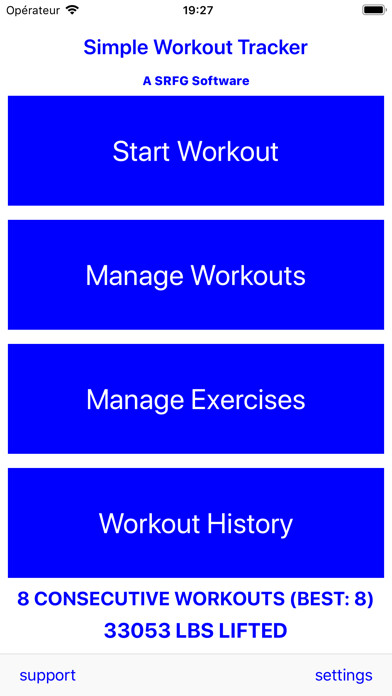 Emulate iPhone app SRFG Simple Workout Tracker using MyAndroid Emulate iPhone app SRFG Simple Workout Tracker using MyAndroid