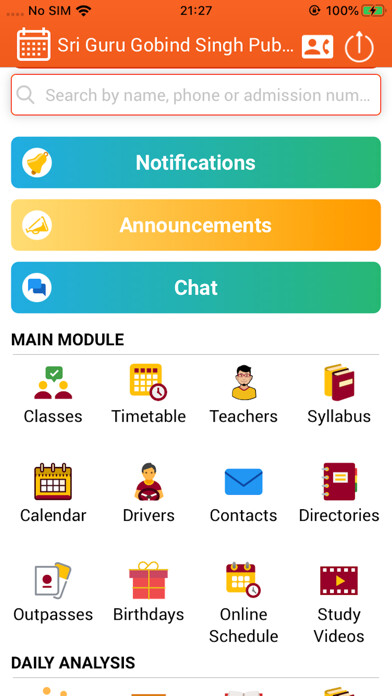 Emulate iPhone app Sri Guru Gobind Singh School using MyAndroid Emulate iPhone app Sri Guru Gobind Singh School using MyAndroid