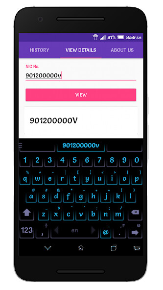 Run android online APK Sri Lanka NIC Details from MyAndroid or emulate Sri Lanka NIC Details using MyAndroid