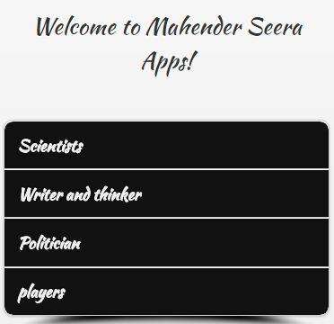Run android online APK Sri Lankan Peoples Biographies in English from MyAndroid or emulate Sri Lankan Peoples Biographies in English using MyAndroid