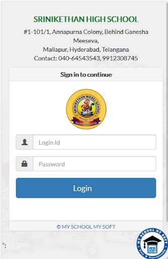 Run android online APK Sriniketan Play/High School - Mallapur from MyAndroid or emulate Sriniketan Play/High School - Mallapur using MyAndroid