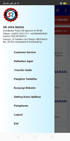 Run android online APK SR JAYA NIAGA from MyAndroid or emulate SR JAYA NIAGA using MyAndroid