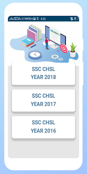 Run android online APK SSC CHSL EXAM APP (CHSL) from MyAndroid or emulate SSC CHSL EXAM APP (CHSL) using MyAndroid