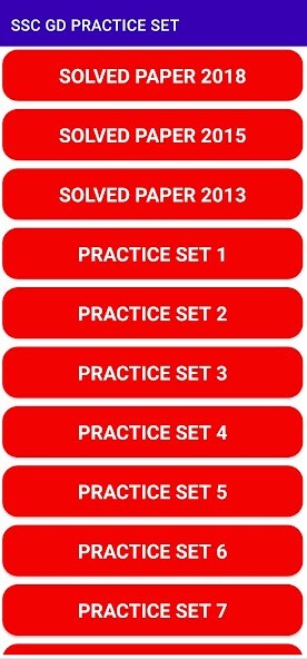 Run android online APK SSC GD Practice Set CRPF NIA BSF from MyAndroid or emulate SSC GD Practice Set CRPF NIA BSF using MyAndroid