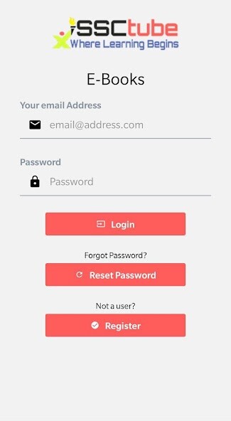 Run android online APK SSCtube E-Books from MyAndroid or emulate SSCtube E-Books using MyAndroid