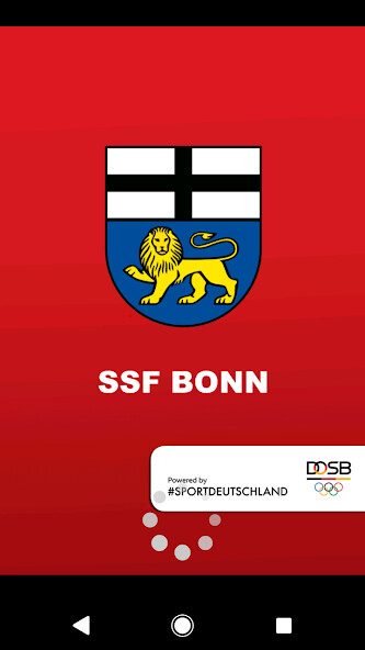Emulate iPhone app SSF Bonn 05 e.V. using MyAndroid