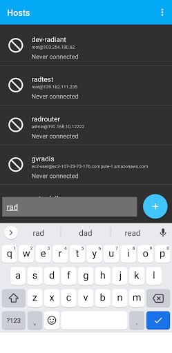Run android online APK SSH Connect (import keys and config ) from MyAndroid or emulate SSH Connect (import keys and config ) using MyAndroid