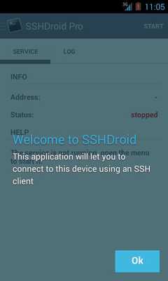 Emulate Android APK SSHDroid Emulate Android APK SSHDroid