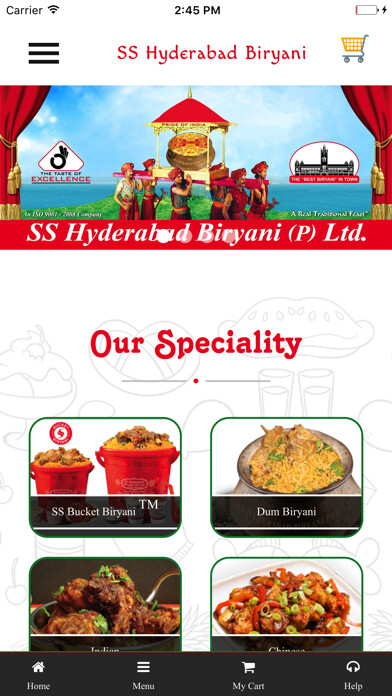 Emulate iPhone app SS Hyderabad Biryani using MyAndroid Emulate iPhone app SS Hyderabad Biryani using MyAndroid