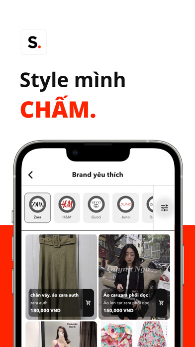 Emulate iPhone app SSSMarket: Thời Trang Chia Sẻ using MyAndroid