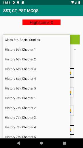 Run android online APK SST, CT, PST MCQs from MyAndroid or emulate SST, CT, PST MCQs using MyAndroid