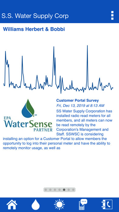 Emulate iPhone app S.S. Water Supply Corp using MyAndroid